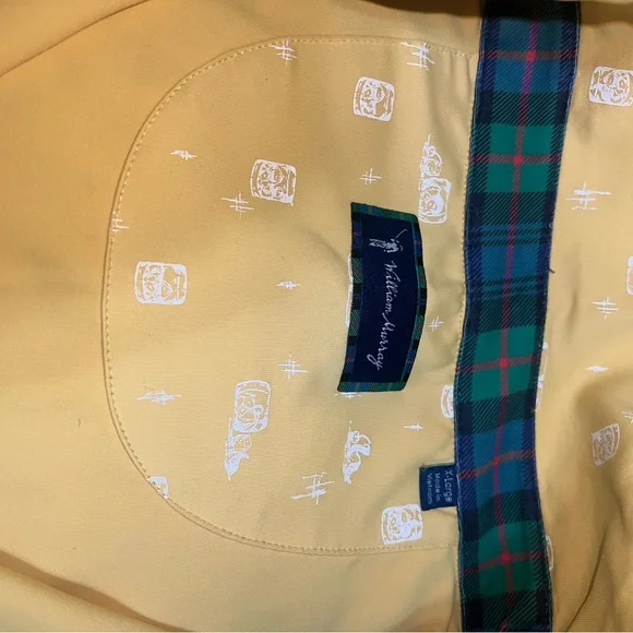 William Murray Golf Yellow Polo with Short Sleeves - Picture 3 of 3
